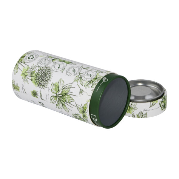 Aluminum Foil Lining Paper Tube Paper Tube for Tea with Metal Lid