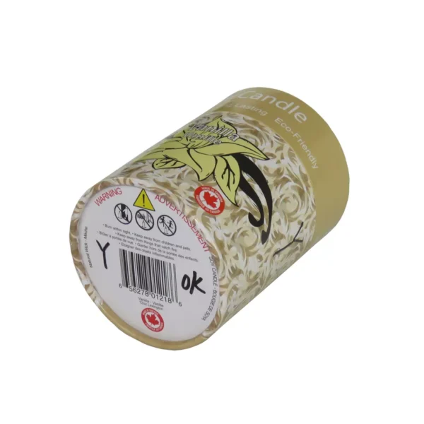 Candle Cardboard Tube Packaging