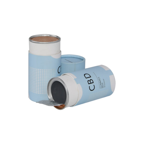 Easy Peel off Lid Paper Tube Easy Peel off Lid Paper Tube