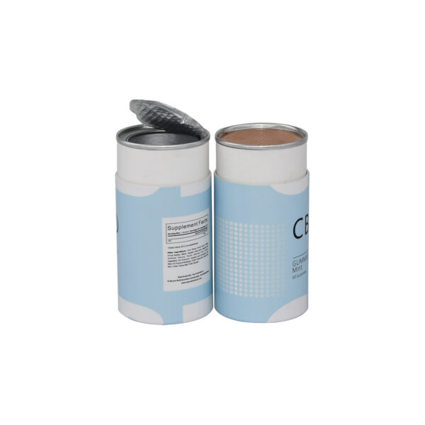 Easy Peel off Lid Paper Tube Easy Peel off Lid Paper Tube