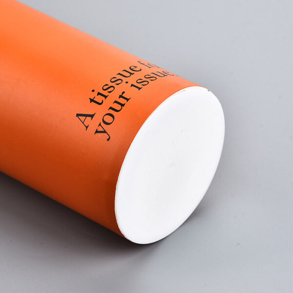 Emballage de tube de papier de soie faciale