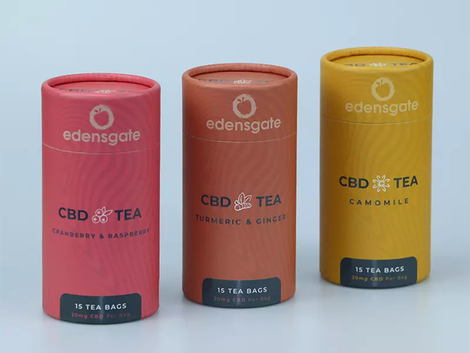 Caja de tubo de papel