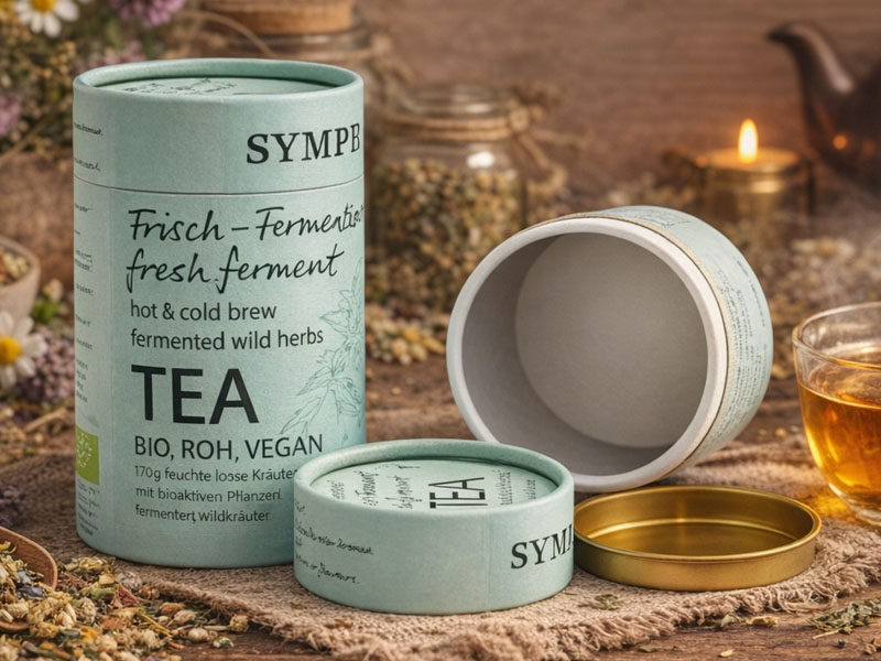 Tea Paper Canisters